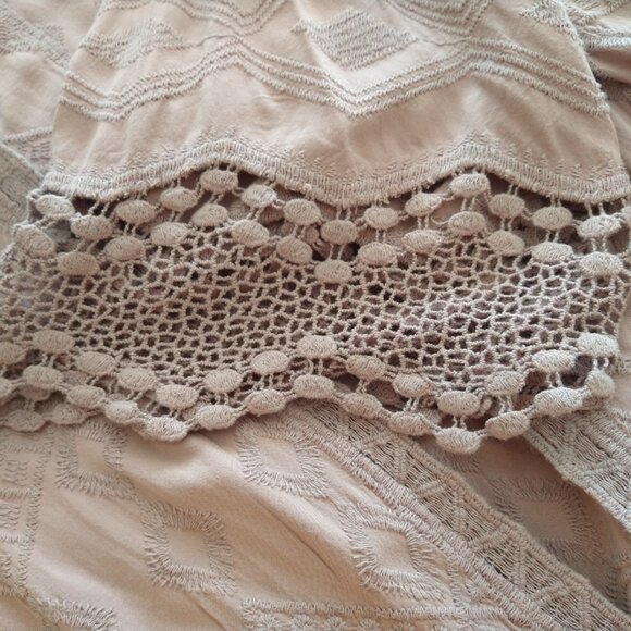 DEMOCRACY - Lavender Crochet Trim Cardigan - Medium - Picture 6 of 6